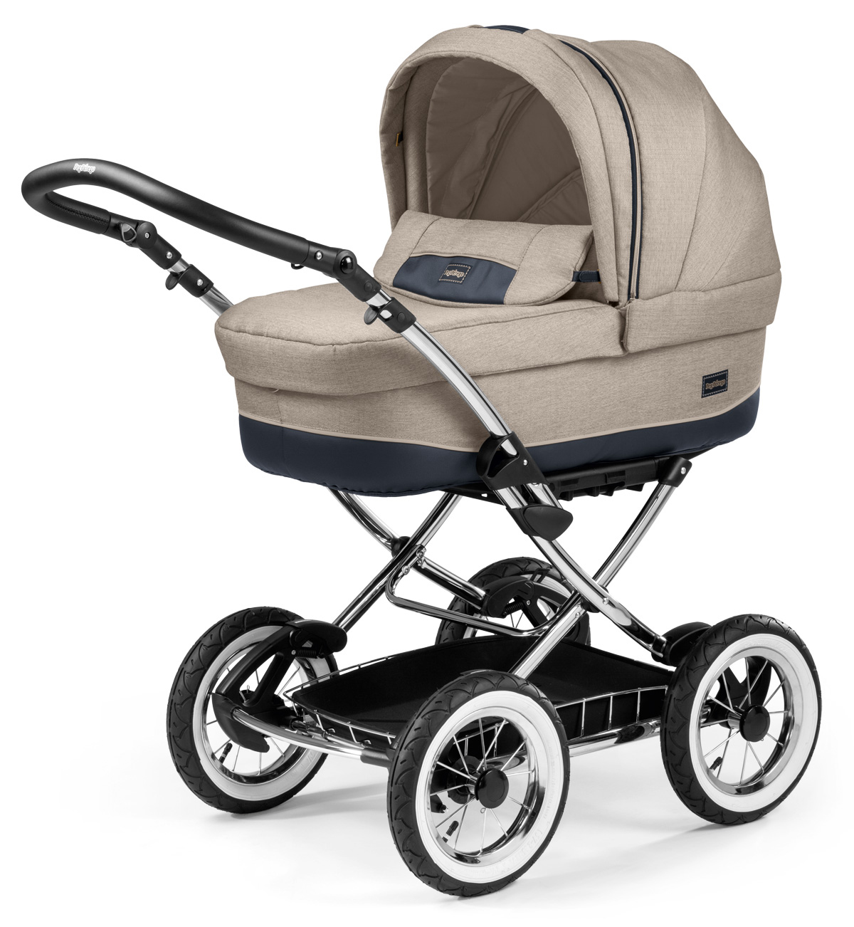 Коляска для новорожденных Peg Perego Culla Elite Auto Chrome